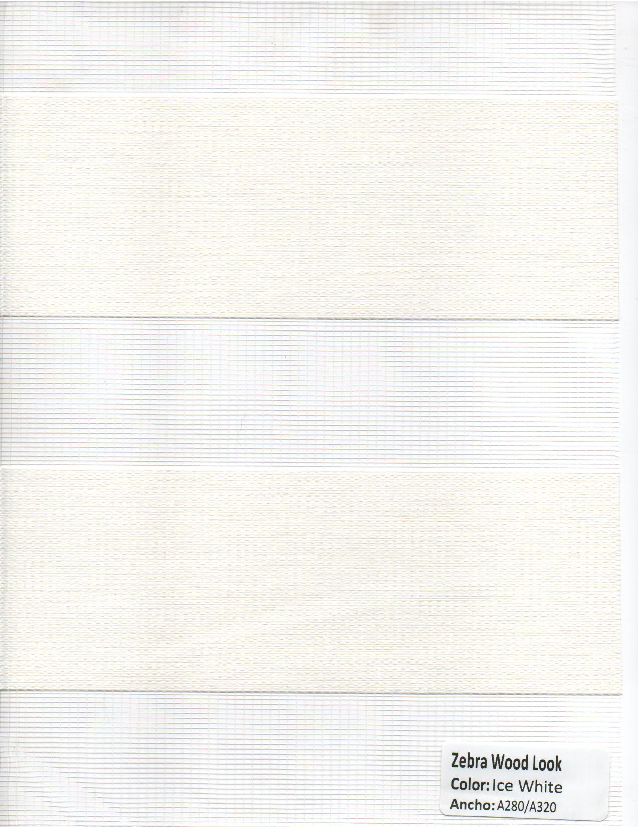 Zebra Wood Look Ice White